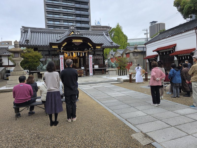 野田恵美須神社の境内